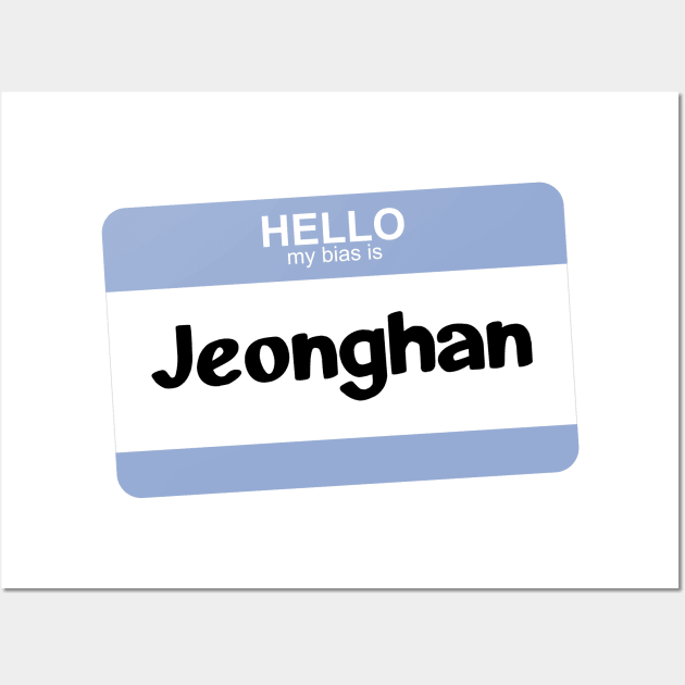 My Bias is Jeonghan Wall Art by Silvercrystal